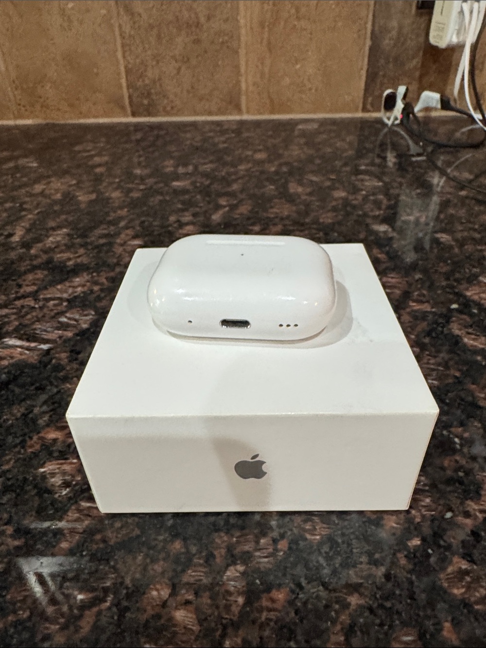 Apple pro 2 White Wireless Earbuds Charging Case with Lightning Port